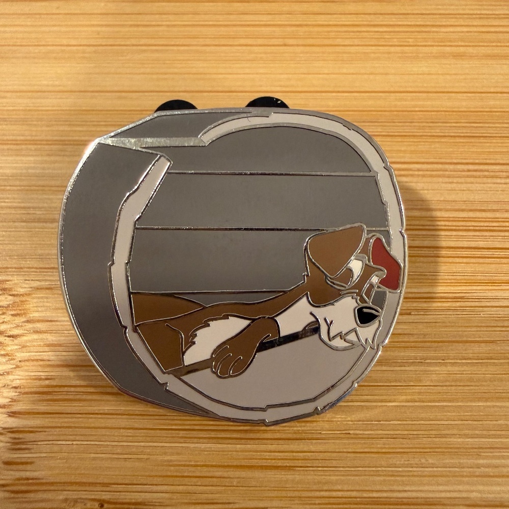 Tramp pin from the Lady and the Tramp Sweet Dreams Mystery Collection